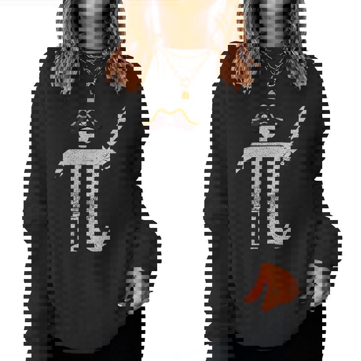 Pi Day Pi Rate Science & Math Teacher Happy Pi Day Women Sweatshirt