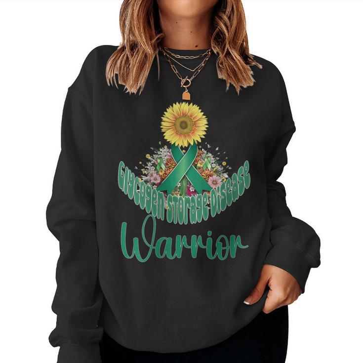 Glucógeno Enfermedad De Almacenamiento Conciencia Girasol Cuello Sudadera Mujer
