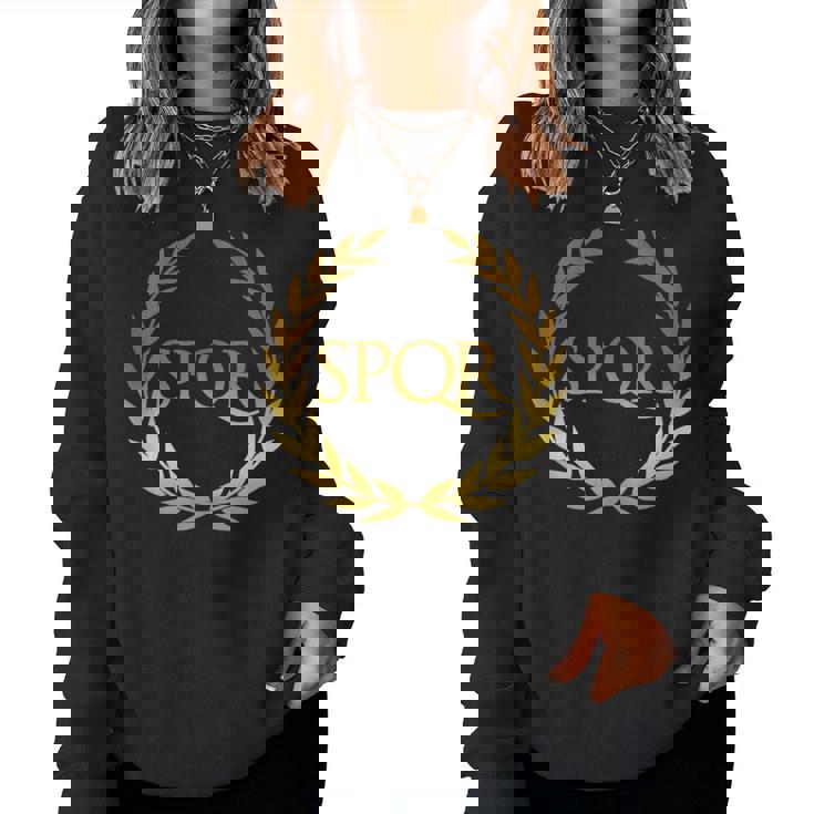 Imperio Romano Spqr Sin Mangas Sudadera Mujer