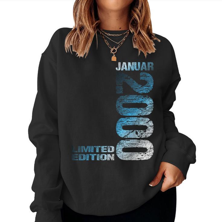 January 2000 Man Woman 25Th Birthday Limited Edition Sweatshirt Frauen