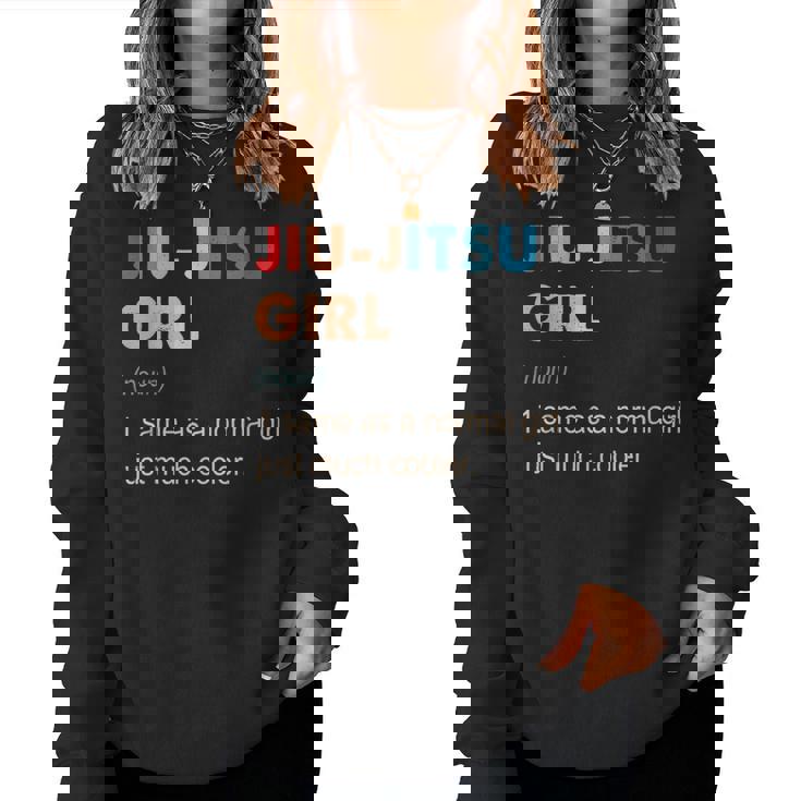 Jiu-Jitsu Girl Definition Jiu-Jitsu Regalo Para Niñas Sudadera Mujer