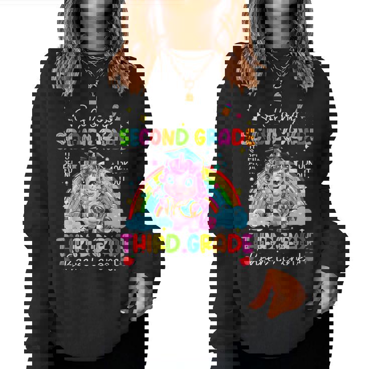 Look Out Third Grade Here I Come Unicorn Last Day Of School Women Sweatshirt