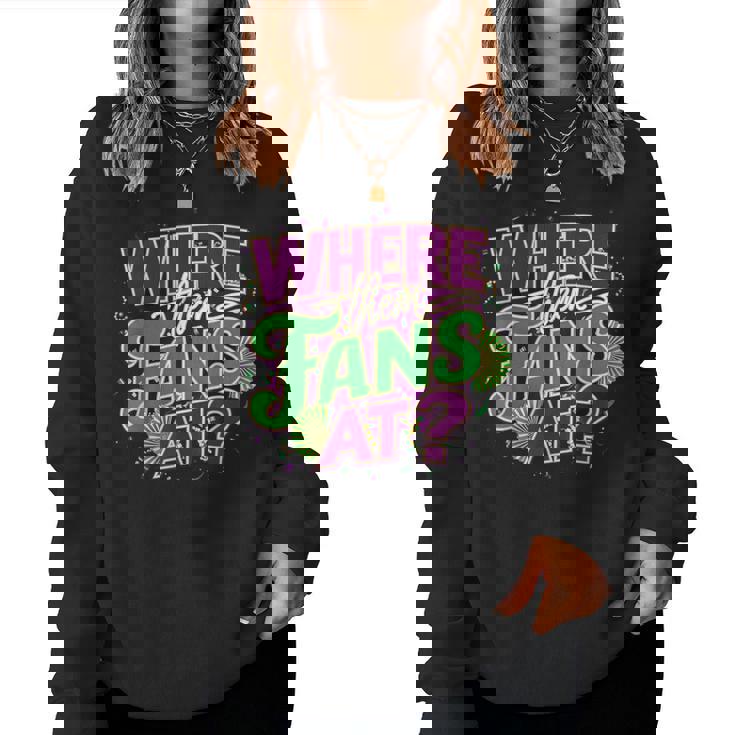 Where Them Vintage Fans At Black Girl For Girls Women Sweatshirt