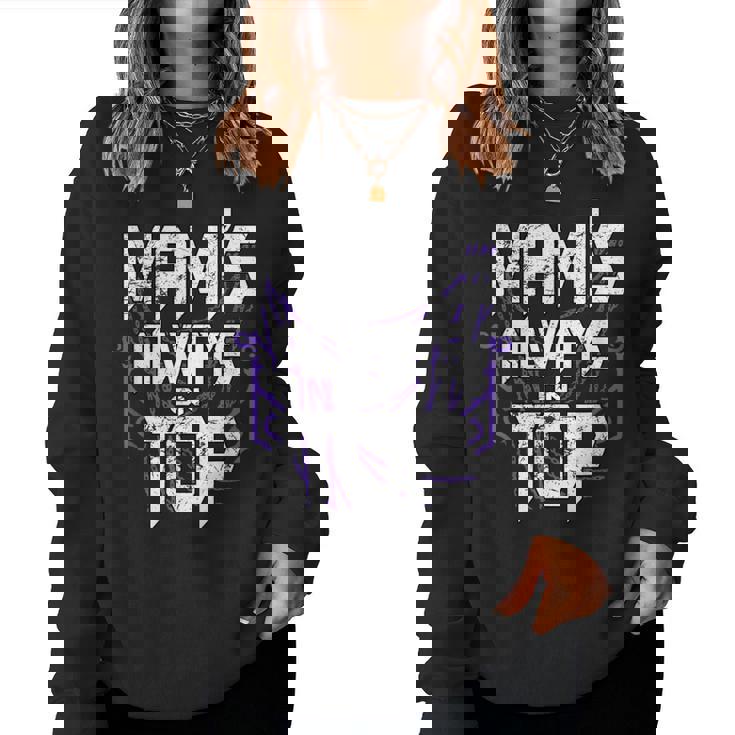 Mami's Always On Top Mother's Day Family Women Sweatshirt