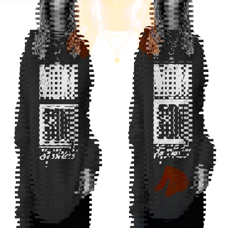 Mommy Son Squad Mom Sons Matching Mother's Day Mother Son Women Sweatshirt