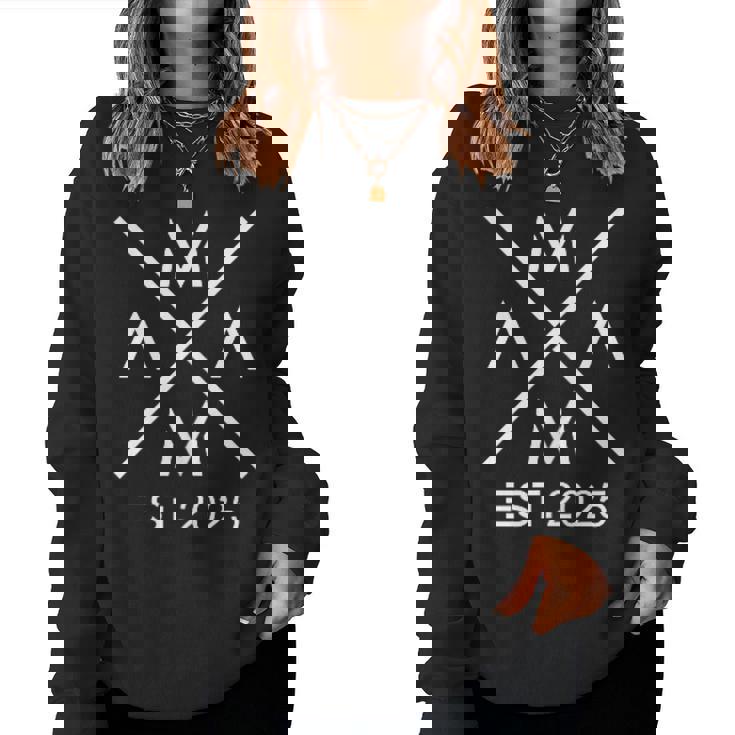 Mutter 2025 Mama Seit 2025 Mama Est 2025 Sudadera Mujer