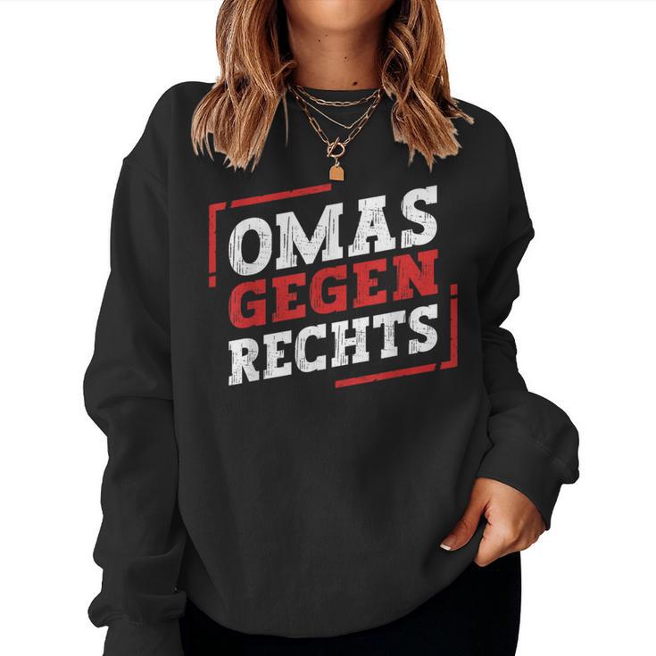 Omas Gegen Rechts Antirassismus Sweatshirt Frauen