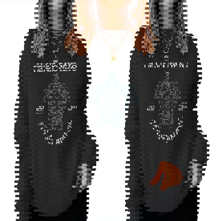 Graphic Sea Turtle Gulf Of Mexico Est 1550 Women Sweatshirt