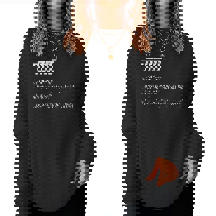 Titi Definition Spanish Auntie Aunty Para Sudadera Mujer
