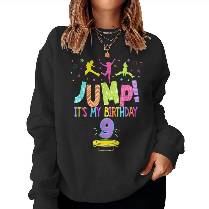 Trampoline Birthday Party For Girls Sweatshirt Frauen