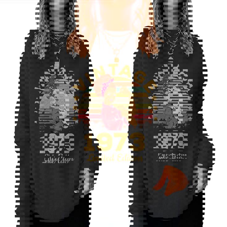 Vintage 1973 Made In 1973 48Th Birthday 48 Years Sudadera Mujer