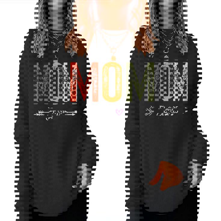 Vintage Mom Est 2025 Promoted To Mommy Mother's Day 2025 Sudadera Mujer