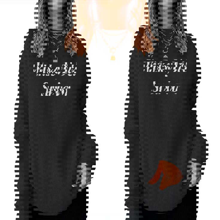 Whisky Dick Survivor Raunchy Girl Night Out Party Sudadera Mujer