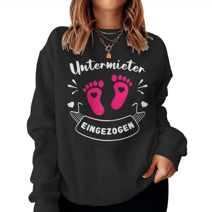 Women's Pregnant Undermeant Mothers Baby Sweatshirt Frauen