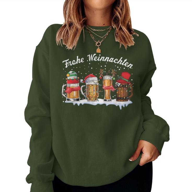 Christmas Beer Merry Christmas Sweatshirt Frauen