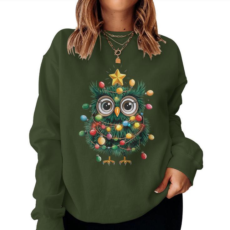 Girls Boys Owl Pyjamas Christmas Sweatshirt Frauen