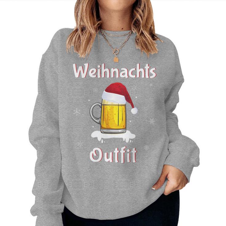 Christmas Outfit Women's Christmas Beer S Sweatshirt Frauen