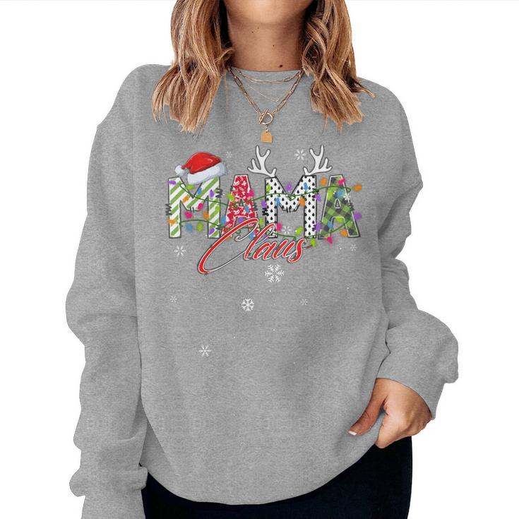 Mama Claus Family Matching Group Ugly Christmas Jumper Sweatshirt Frauen