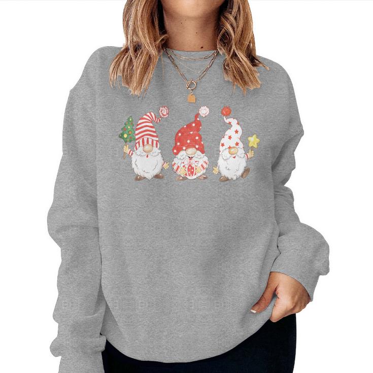 Women's Christmas Jumper Christmas Gnome Gnome Long-Sleeved Sweatshirt Frauen