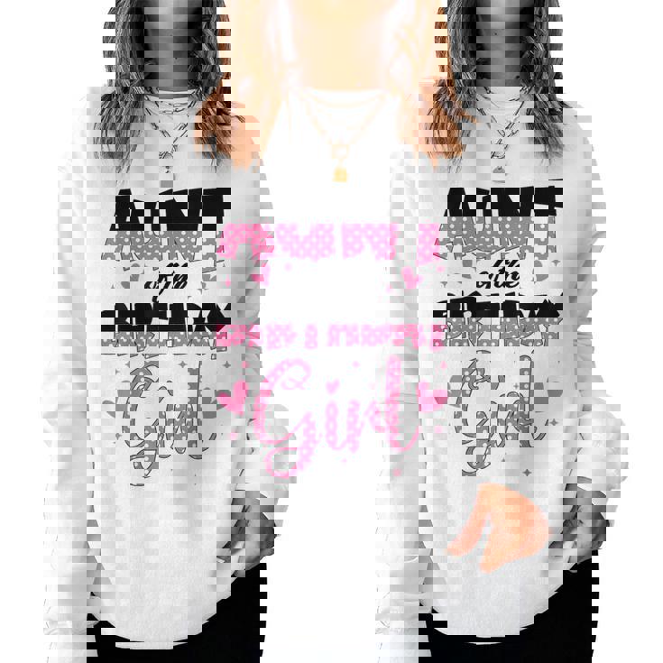 Aunt Of The Birthday Girl Family Party Decorations Women Sweatshirt