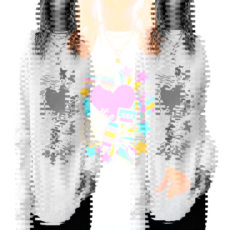 De Los Años 80 Baby 90S Made Me Love The 80S Retro Hombres Es Manga Larga Sudadera Mujer