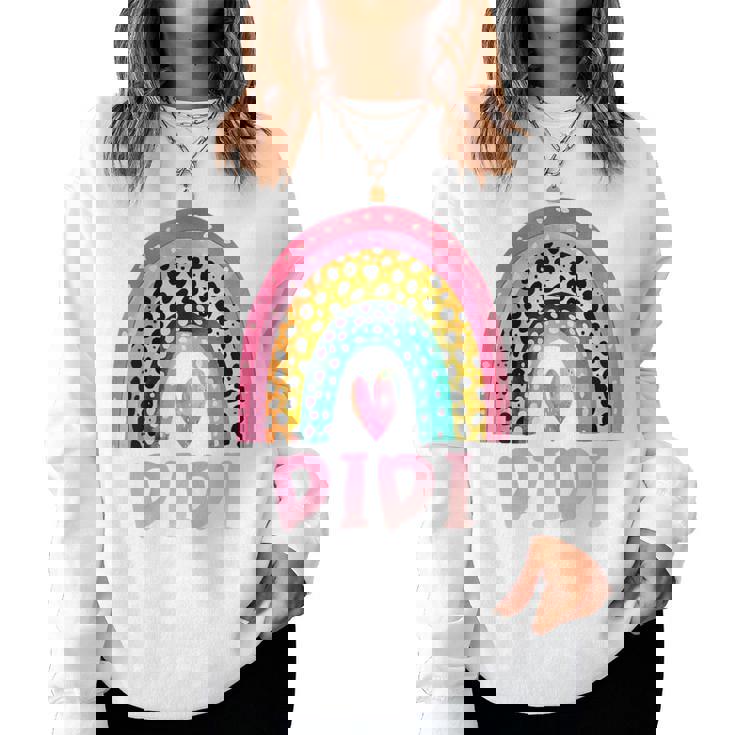 Didi Rainbow Mother's Day Love Cute Women Sweatshirt