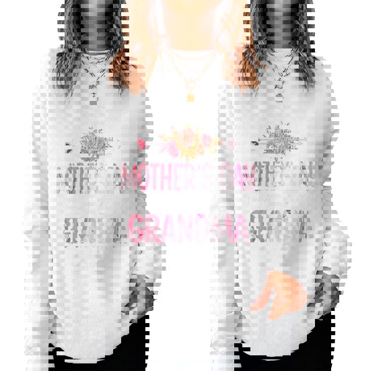 My First Mother's Day As A Grandma 2025 Mother's Day Women Sweatshirt