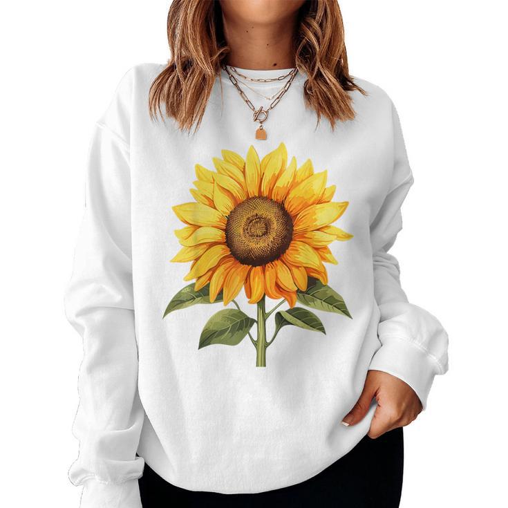 Florist And Sunflower Sweatshirt Frauen