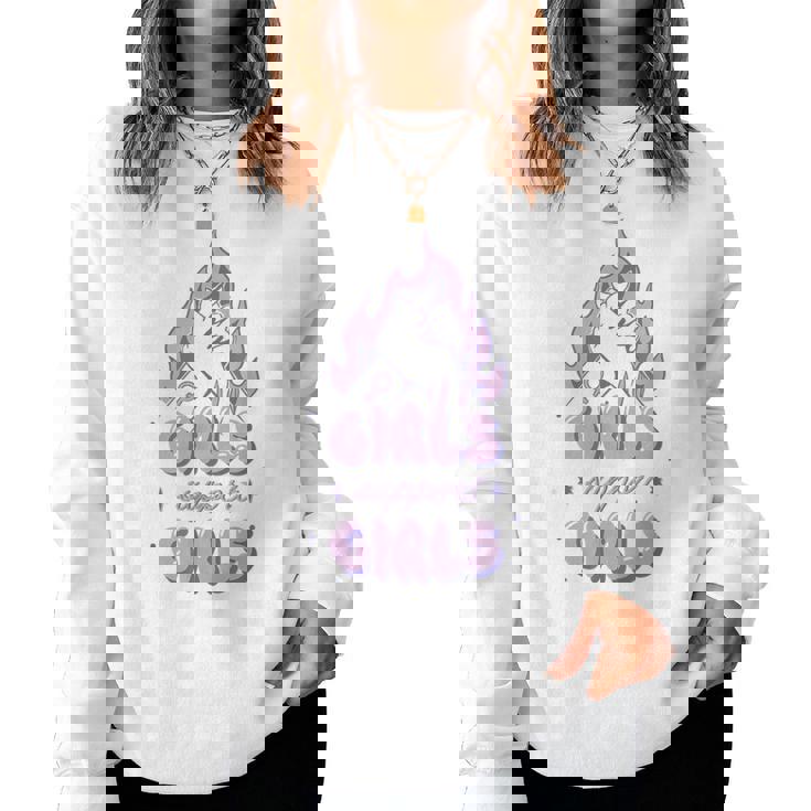 Girls Support Girls Derechos De La Feminismo Sudadera Mujer