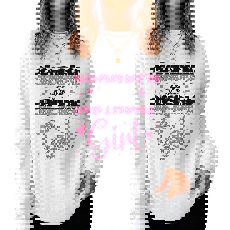 Grandpa Of The Birthday Girl Family Party Decorations Women Sweatshirt