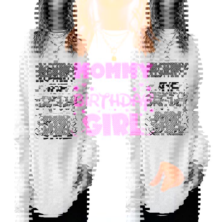 Mom And Dad Mommy Of The Birthday Girl Family Party Decor Women Sweatshirt