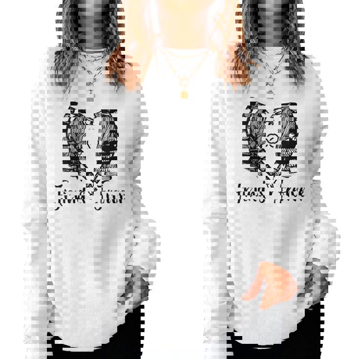 Regalo Best Friend Forever Matching Bff Para 2 Infinity Bestie Cuello Sudadera Mujer