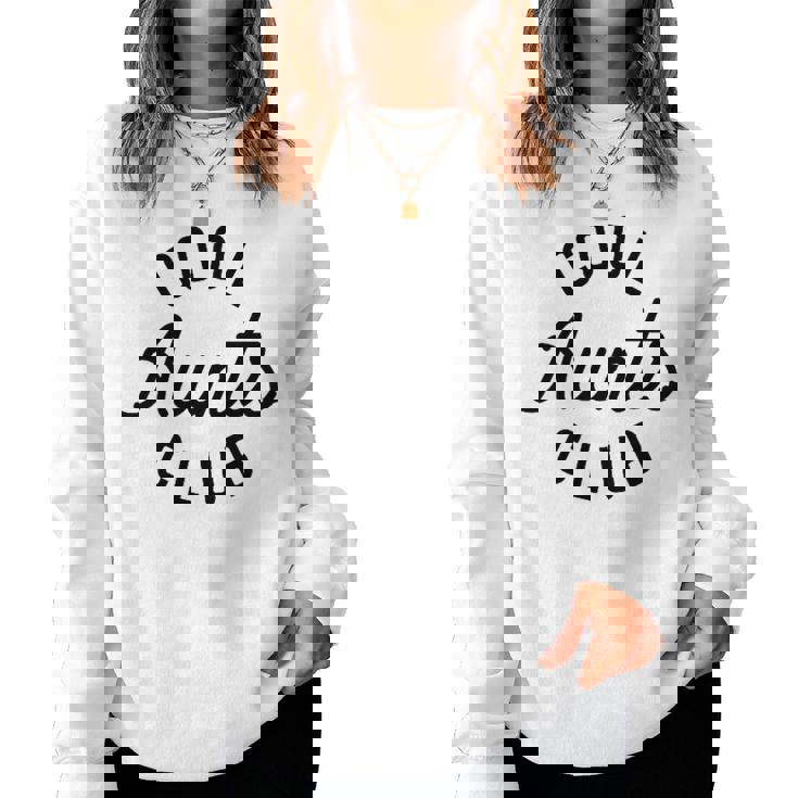 Retro Cool Aunts Club Best Auntie Ever Divertido Bolsillo Para Tía Sudadera Mujer
