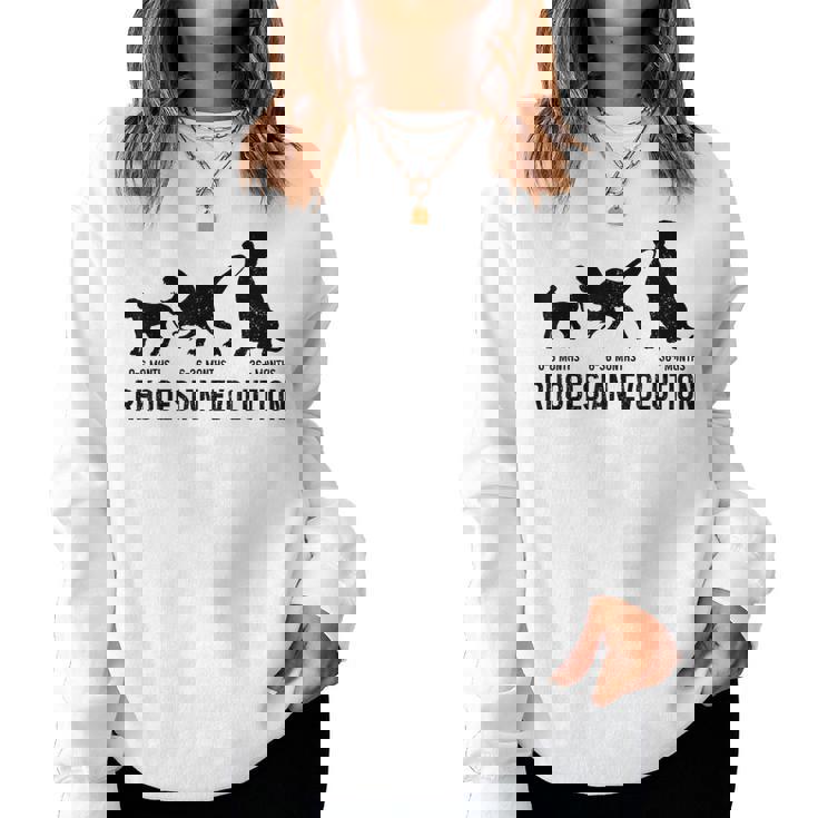 Rhodesian Ridgeback Dog Lover Rhodesian Mom Dad Women Sweatshirt