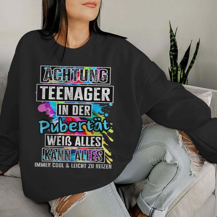 13Th Birthday Girl Nager Puberty 13 Year Old Boys Sweatshirt Frauen Geschenke für Sie