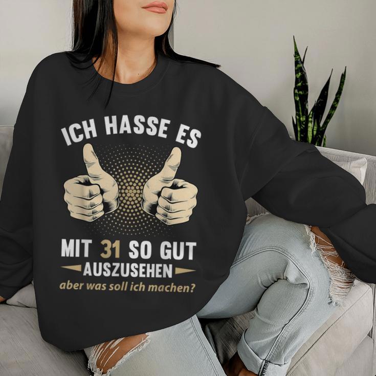 31St Birthday Man Woman 31 Years 1992 Decorative Sweatshirt Frauen Geschenke für Sie