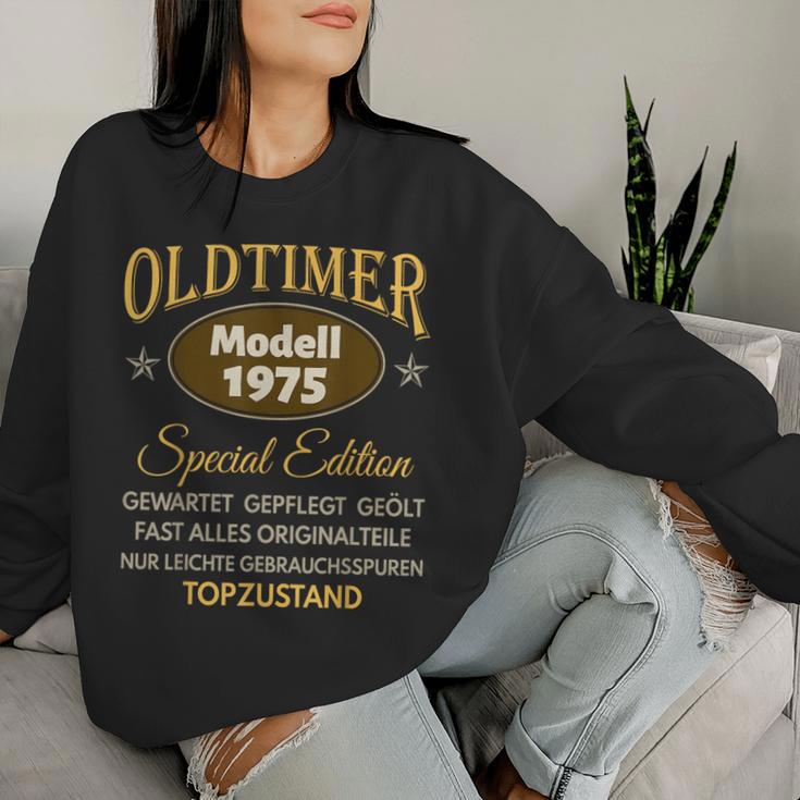 48Th Birthday Man Woman 48 Years 1975 Decorative Sweatshirt Frauen Geschenke für Sie