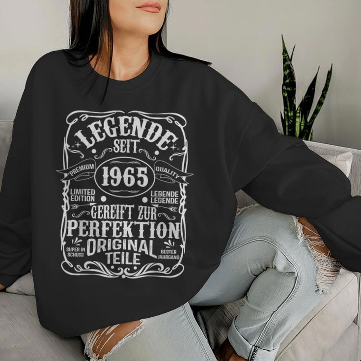 60Th Birthday Man Woman 60 Years 1965 Decorative Sweatshirt Frauen Geschenke für Sie