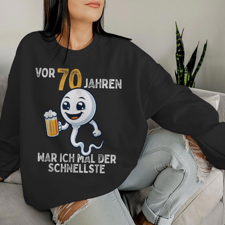 70Th Birthday Man Woman 70 Years 1954 Decorative Sweatshirt Frauen Geschenke für Sie