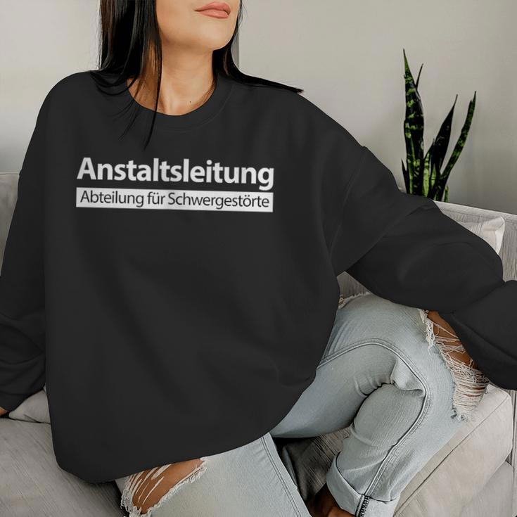 Anstaltleitung Evil Sayings Sweatshirt Frauen Geschenke für Sie