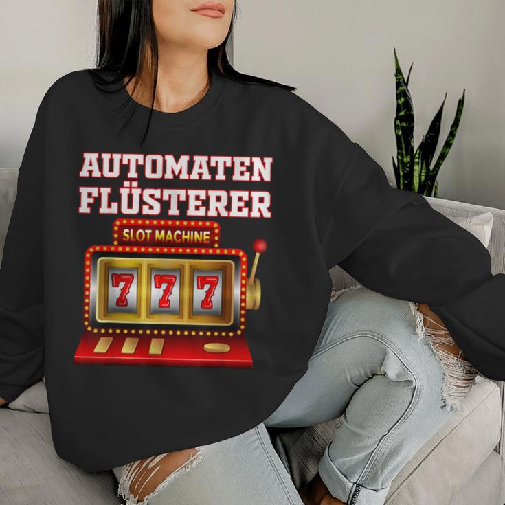 With Automaten Whisperer Spielo Sweatshirt Frauen Geschenke für Sie