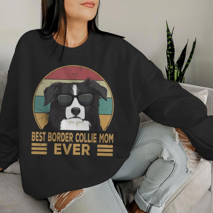 Best Border Collie Mom Ever Dog Mum Sweatshirt Frauen Geschenke für Sie