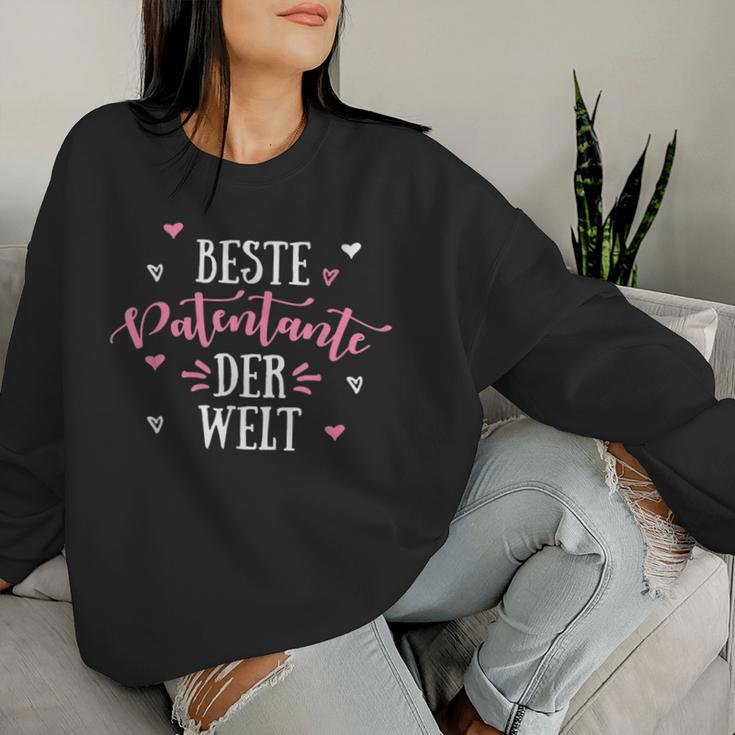 Beste Patentante Der Welt Aunt Sweatshirt Frauen Geschenke für Sie