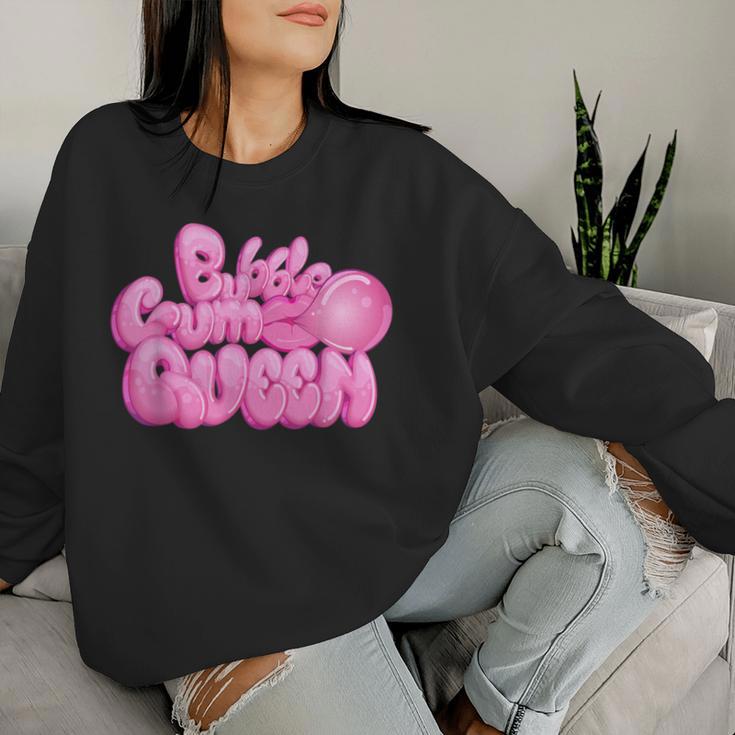 Bubblegum Queen I Bubblegum Chewing Candy Sweet Sweatshirt Frauen Geschenke für Sie