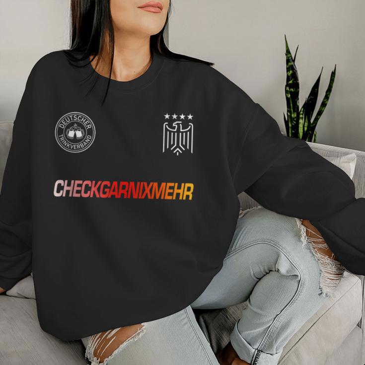 Checkgarnixmehr X Malle Soft Jersey Germany Beer Sweatshirt Frauen Geschenke für Sie