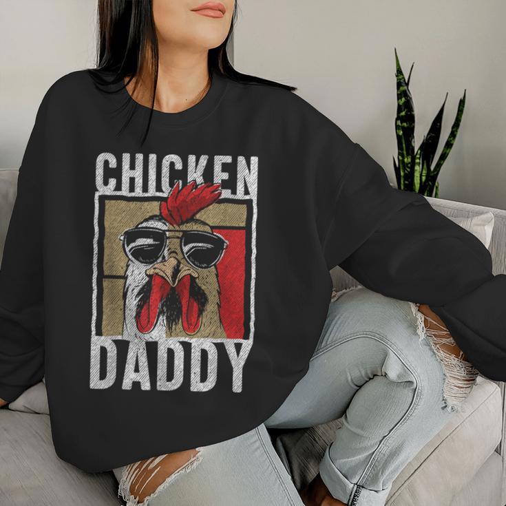 Chicken Daddy A Fun For Every Cockerel In The Basket S Sweatshirt Frauen Geschenke für Sie