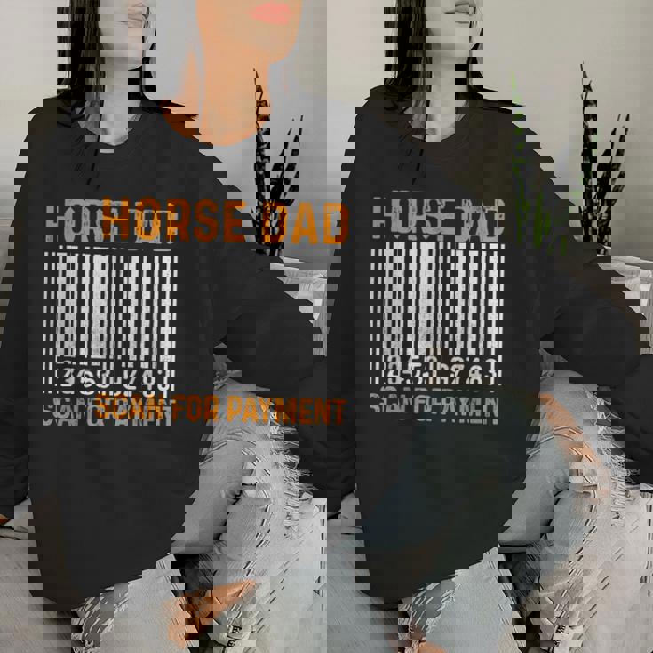 Dad Of Horse Lover Equestrian Horseback Rider Horse Riding Women Sweatshirt Gifts for Her