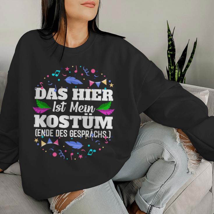 Das Hier Ist Mein Kostüm Fasching Carnival Children's Sweatshirt Frauen Geschenke für Sie