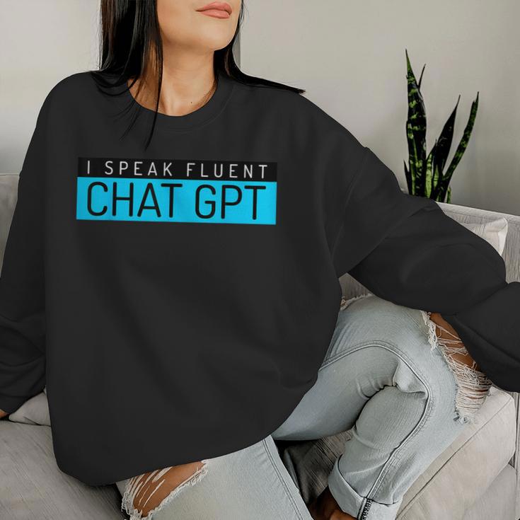 Divertido Regalo Para El Día Del Padre Nerd Para Hombre Chat Gpt Broma Gimnasio Regalo Sudadera Mujer Regalos para ella