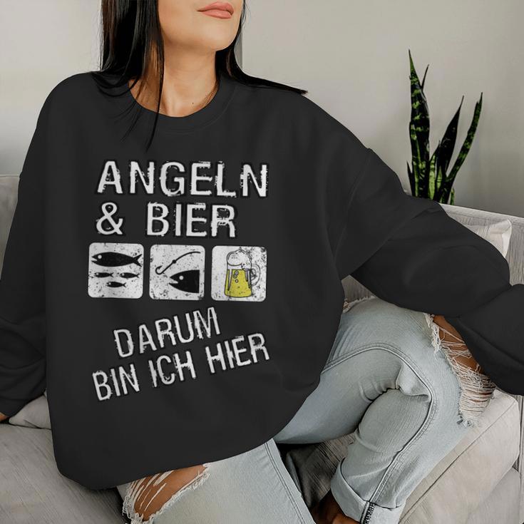 Fishing Fishing And Beer For Fisherman Sweatshirt Frauen Geschenke für Sie